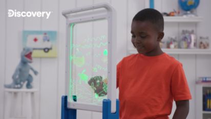 Discovery Kids LED Artist Easel with Removable Glow in the Dark Portable  Tablet - Macy's