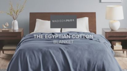 Egyptian cotton best sale blanket king size