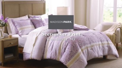 Madison Park Dahlia Faux Fur 3-pc. Midweight Comforter Set - JCPenney