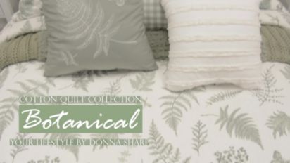 Donna Sharp Botanical Quilt Set - Queen