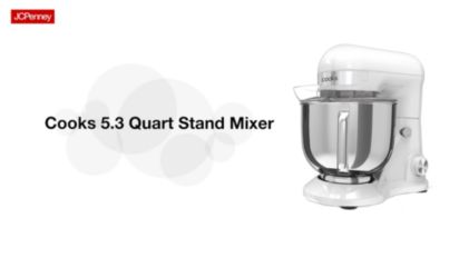 Cooks 5.3 Quart Stand Mixer 22327/22327C - JCPenney