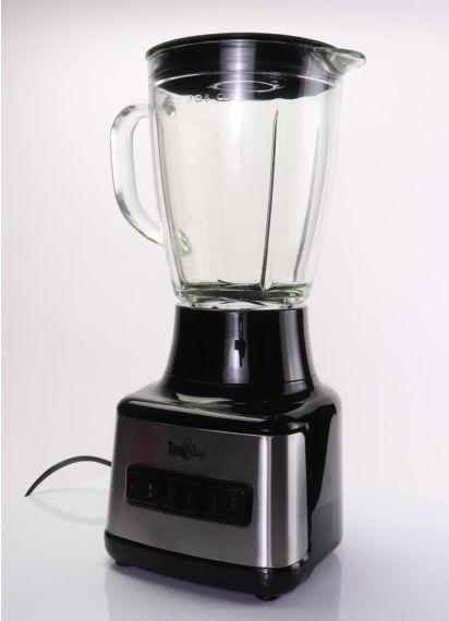 Total Chef Countertop Blender Jar- 6-cup- 500 Watts TCB15, Color: Black -