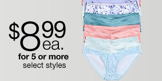 $8.99 ea. for 5 or more