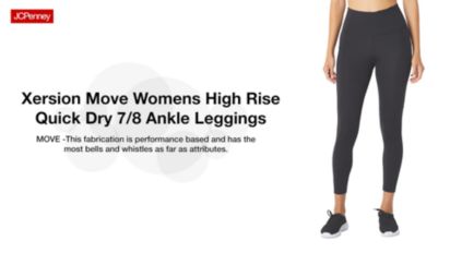 Xersion Xwarmth Fleece Womens High Rise Quick Dry 7/8 Ankle Leggings Plus,  Color: True Amparo Blue - JCPenney