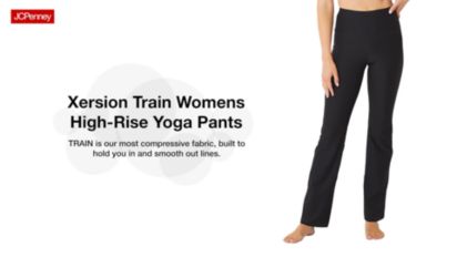 Xersion EverUltra High Rise Workout Capris, Color: Black Sd - JCPenney