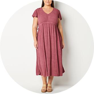 Dresses plus size clearance jcpenney