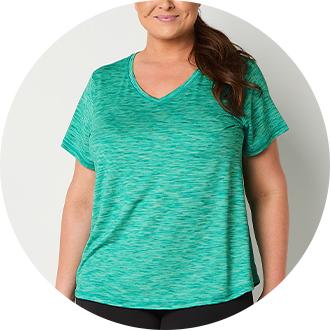 Jcp plus size tops hotsell