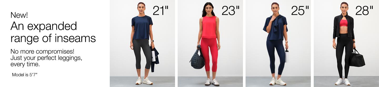 An expanded range of inseams