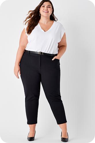 Layered Plus-Size Outfit