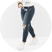 black ripped jeans juniors