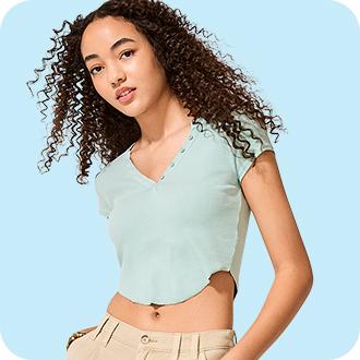 Tops for Women - T-Shirts, Crop Tops, Blouses