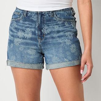 Arizona Curvy Denim Short Juniors