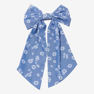 Arizona Floral Denim Hair Bow