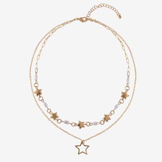 Arizona Gold Tone Strand Necklace