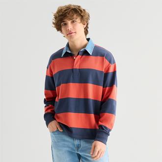 Arizona Mens Striped Rugby Shirt