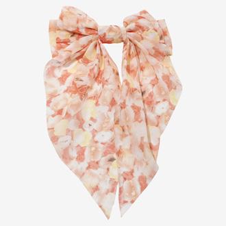 Arizona Orange Textured Hair Bow