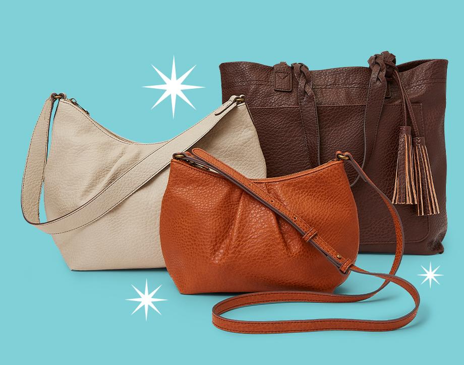 Away we go! So many fun and fabulous styles,  you’ll get carried away! shop handbags