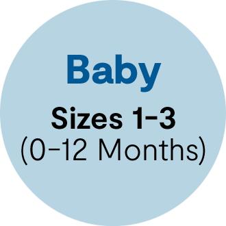 Baby Sizes. 1-3 . 0-12 months