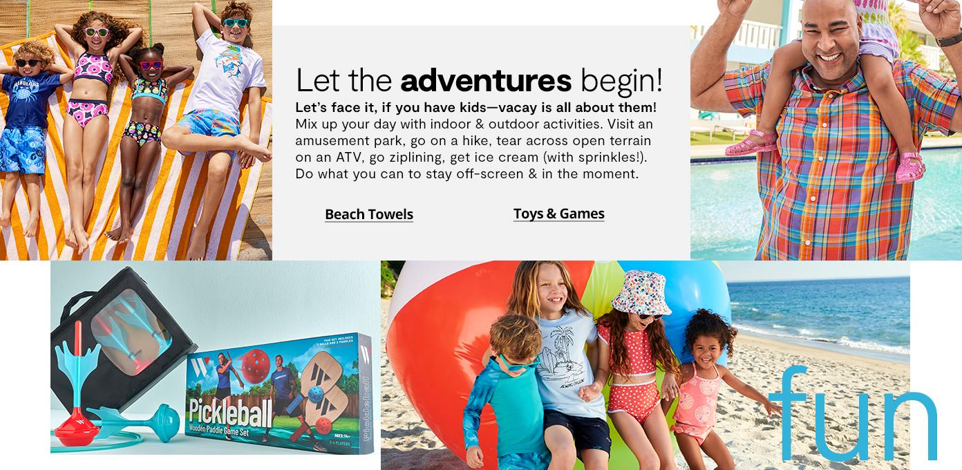 Beach Towels and Toys & Games