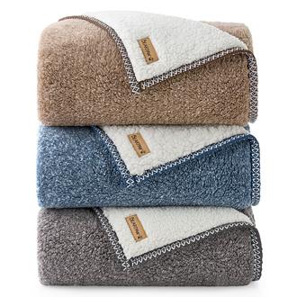 Bearpaw Campton Washable Sherpa Throw