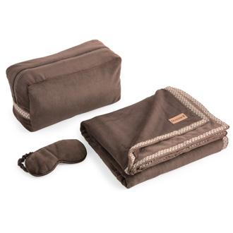 Bearpaw Coco Plush Throw Travel Set