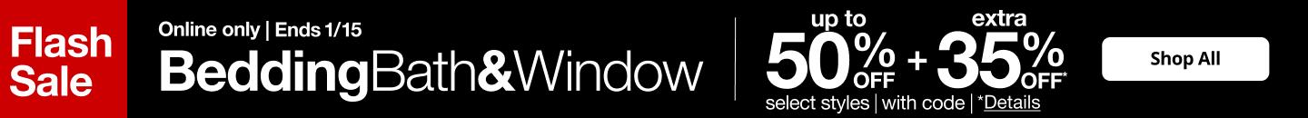 Bedding Bath and Window Flash Sale