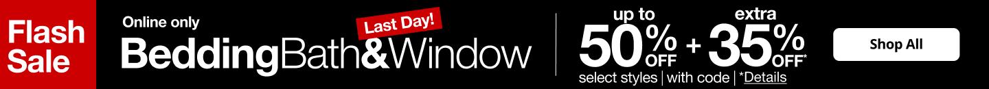 Bedding Bath and Window Flash Sale