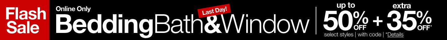 Bedding Bath and Window Flash Sale