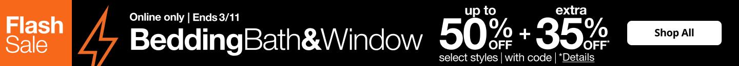 Bedding, Bath and Window Flash Sale
