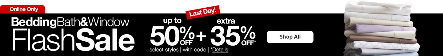Bedding, Bath & Window Flash Sale