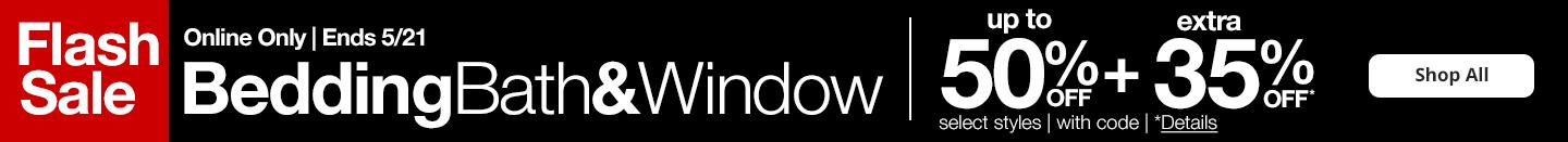 Bedding, Bath & Window Flash Sale