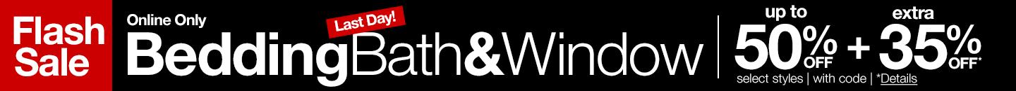 Bedding, Bath & Window Flash Sale
