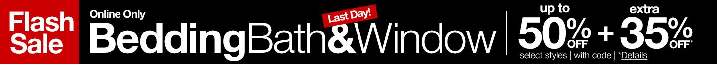 Bedding, Bath & Window Flash Sale