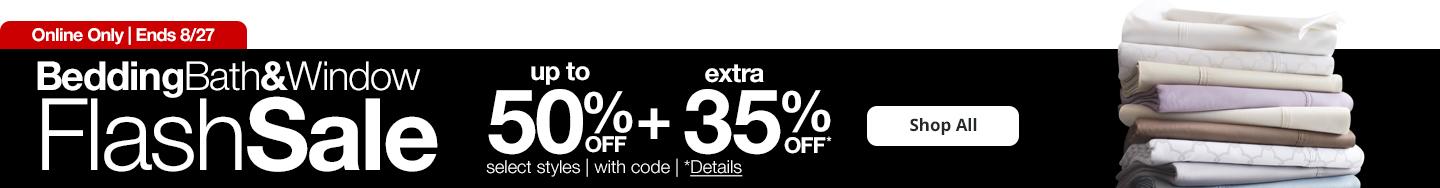 Bedding, Bath & Window Flash Sale