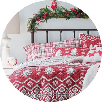 Christmas discount fleece sheets