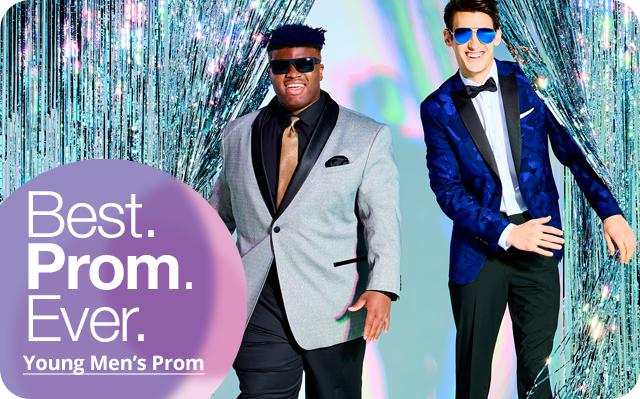 Young men's formal on sale wear