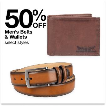 MEN'S BELTS & WALLETS