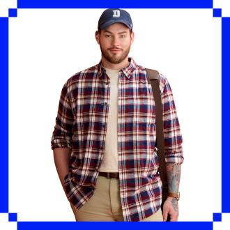 Big and Tall Flannel Shirt