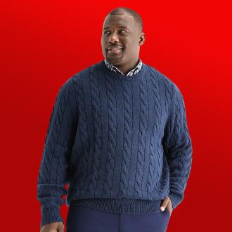Big and Tall Sweaters