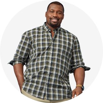 Big & Tall Shirts | Button-Down & Polo Shirts | JCPenney