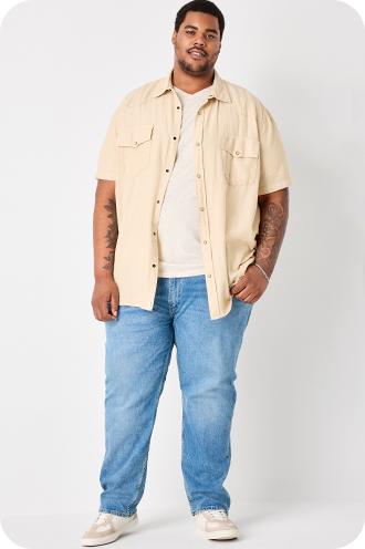 Big and tall mens jeans cheap hotsell