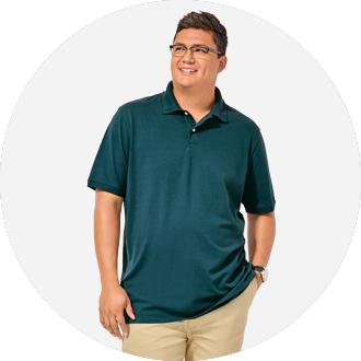 Men s Big Tall Polo Shirts Men s Clothing JCPenney