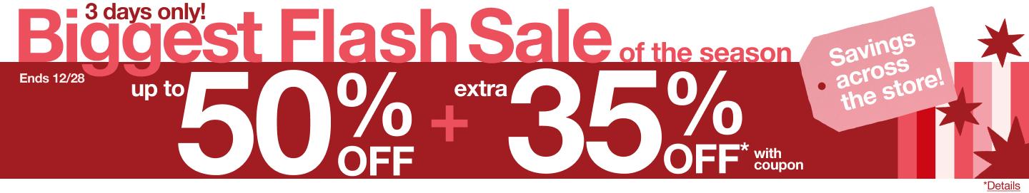 BIGGEST FLASH SALE OF THE SEASON