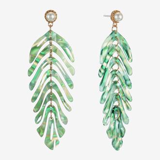 Bijoux Bar Palm Drop Earrings