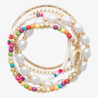 Bijoux Bar Shell Beaded Bracelet