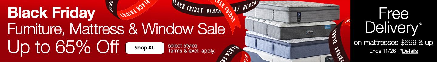 Black Friday Furniture Mattress Window