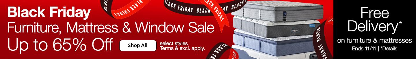 Black Friday Furniture Mattress Window