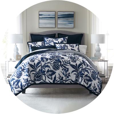 Home Expressions Madeline Floral Quilt Set, Color: Coronet Blue - JCPenney