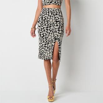 Bold Elements Midi Pencil Skirt