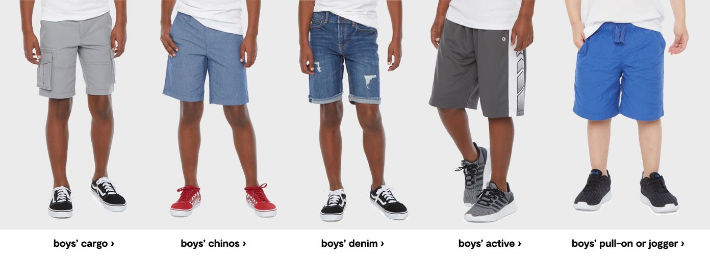 boys denim cargo shorts